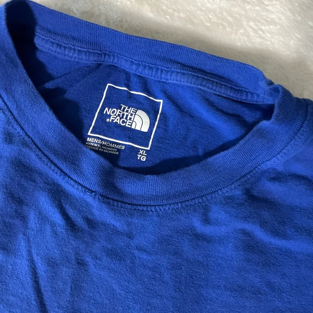 The North Face Blue Long Sleeve Shirt XL